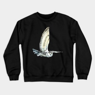 white owl Crewneck Sweatshirt